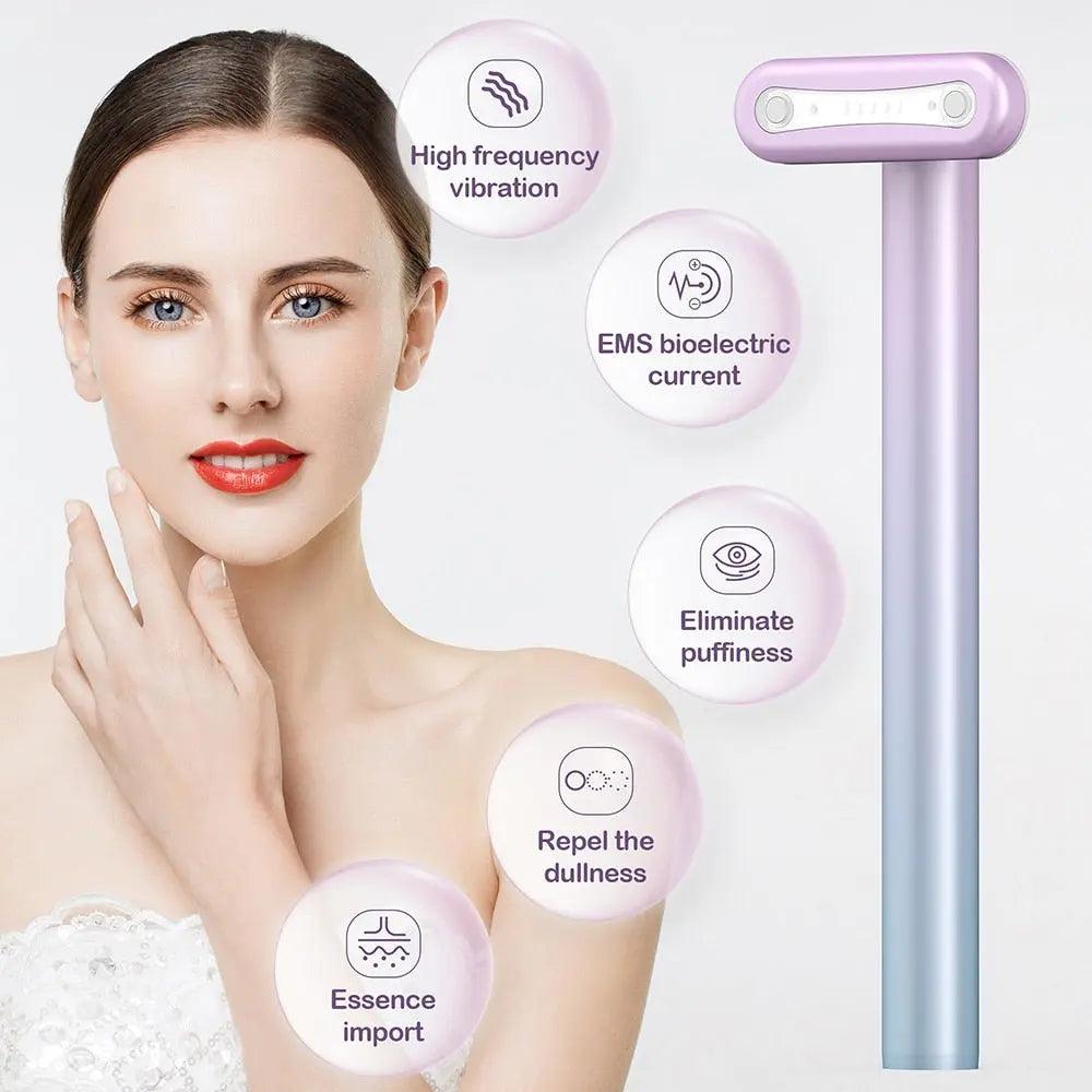 Face Massage Red Light Therapy Wand - Zera