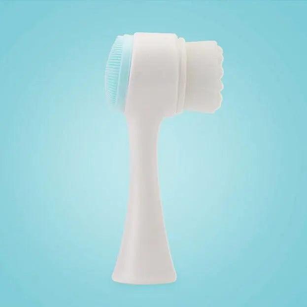 Blue and White Beauty Skin Care Face Wash Cleansing Instrument in Packaging