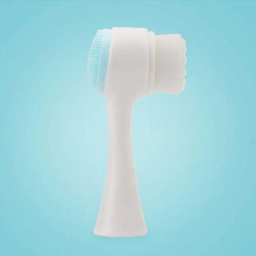 Blue and White Beauty Skin Care Face Wash Cleansing Instrument in Packaging