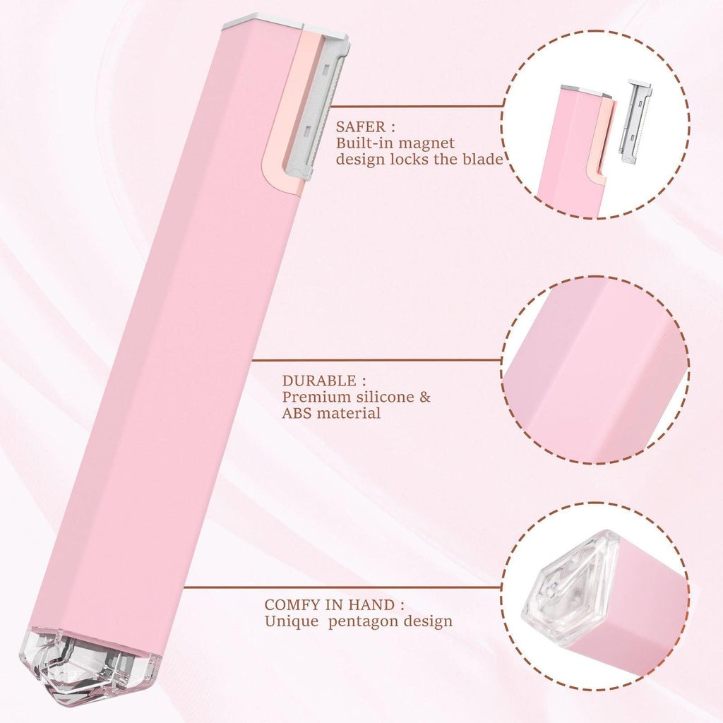 Electric Women's Facial Peeling Tool Razor Set