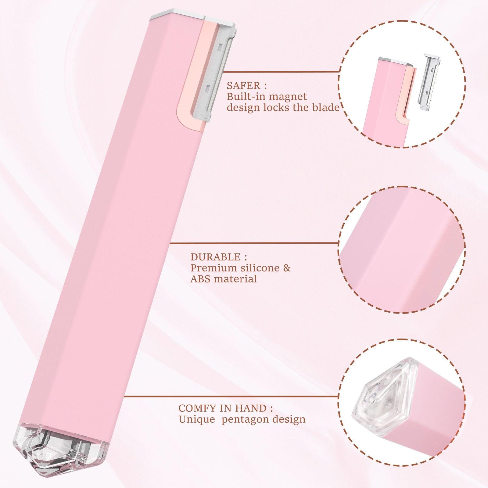 Electric Women's Facial Peeling Tool Razor Set