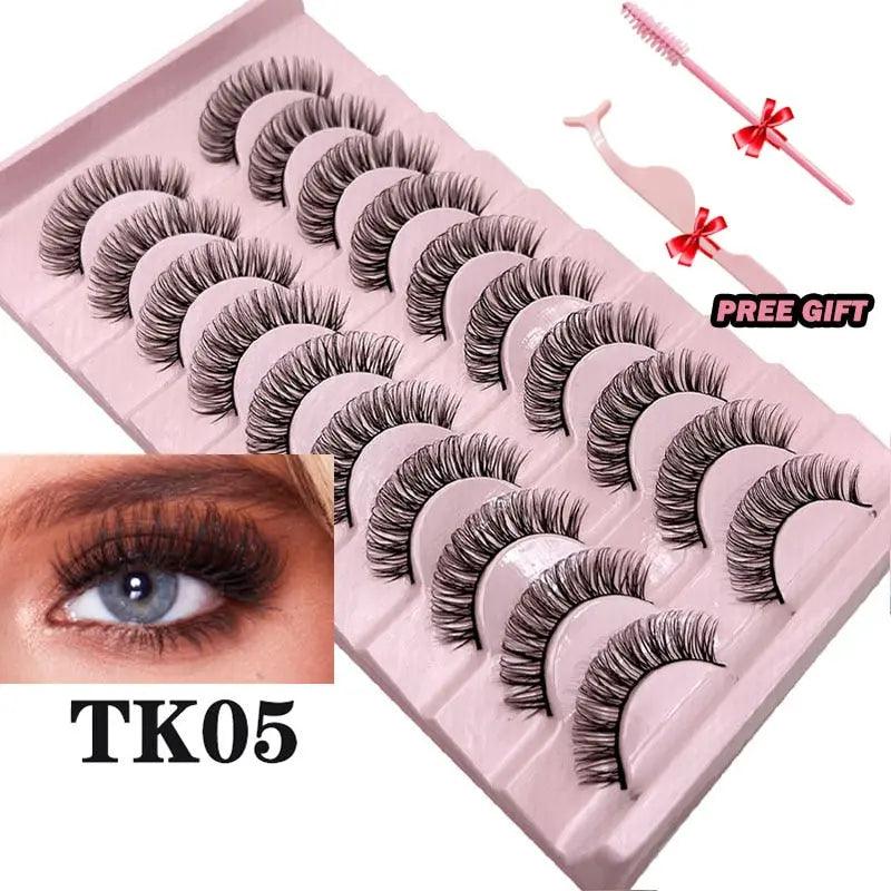Russian Strip Lashes Fluffy Mink - Zera