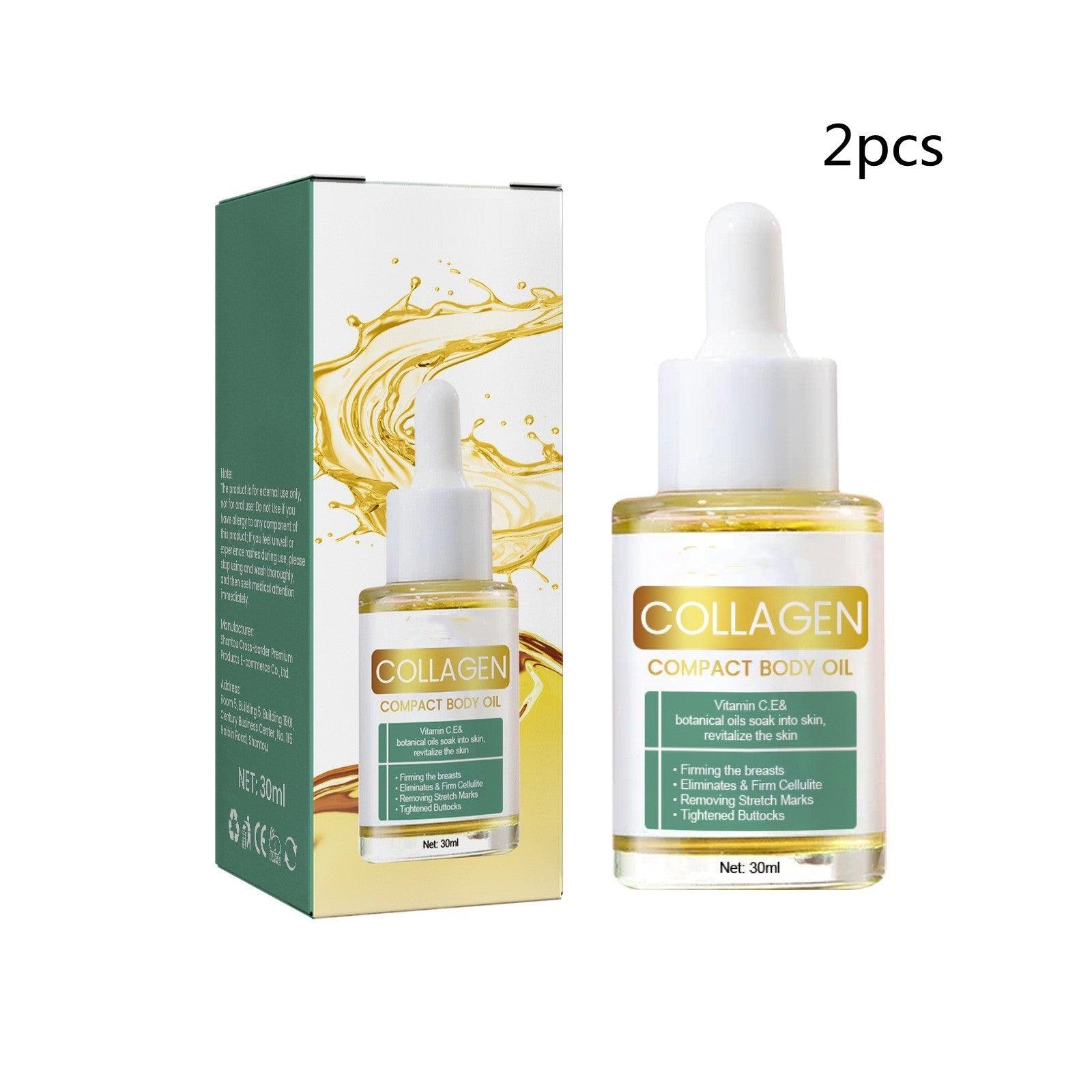 Therapeutic oil for body tightening, collagen massage, slimming and shaping the abdomen