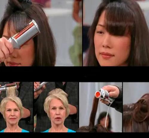 Ergonomic Design - Easy-to-Use Rotating Curling Iron for Styling Success