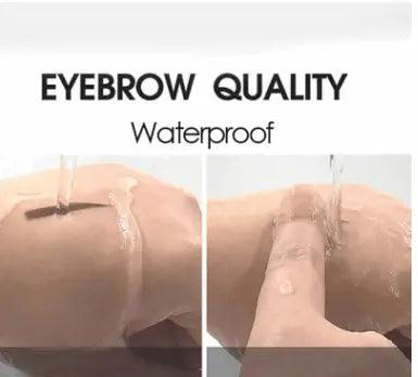 Eyebrow Powder Stamp Tint Stencil Kit Cosmetics Professional Makeup Waterproof Eye Brow Stamp Lift Eyebrow Enhancers Stencil Kit - Zera