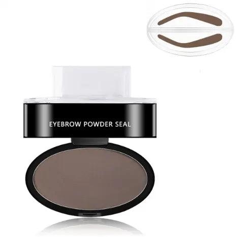 Eyebrow Powder Stamp Tint Stencil Kit Cosmetics Professional Makeup Waterproof Eye Brow Stamp Lift Eyebrow Enhancers Stencil Kit - Zera