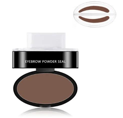 Eyebrow Powder Stamp Tint Stencil Kit Cosmetics Professional Makeup Waterproof Eye Brow Stamp Lift Eyebrow Enhancers Stencil Kit - Zera
