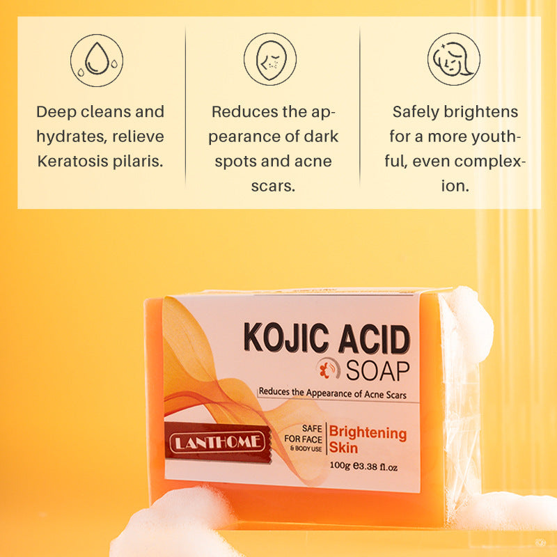 Lianbiquan Kojic Acid Soap Skin Cleaning Facial Soap