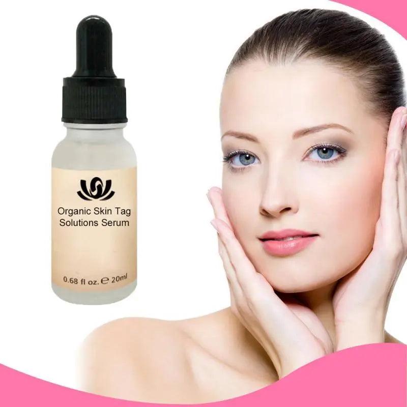 Organic Tags Solutions Serum No Trace Painle Skin Tag Remover Serum Mole Removal Cream Painless Face Wart Mole Freckle - BEAUTIRON
