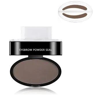 Eyebrow Powder Stamp Tint Stencil Kit Cosmetics Professional Makeup Waterproof Eye Brow Stamp Lift Eyebrow Enhancers Stencil Kit - Zera