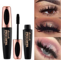 4D Mascara Lengthening Waterproof Eyelashes Eye Mascara Black Volume With Silk Fibers Brush Eyelash Makeup Tool Cosmetics - Zera