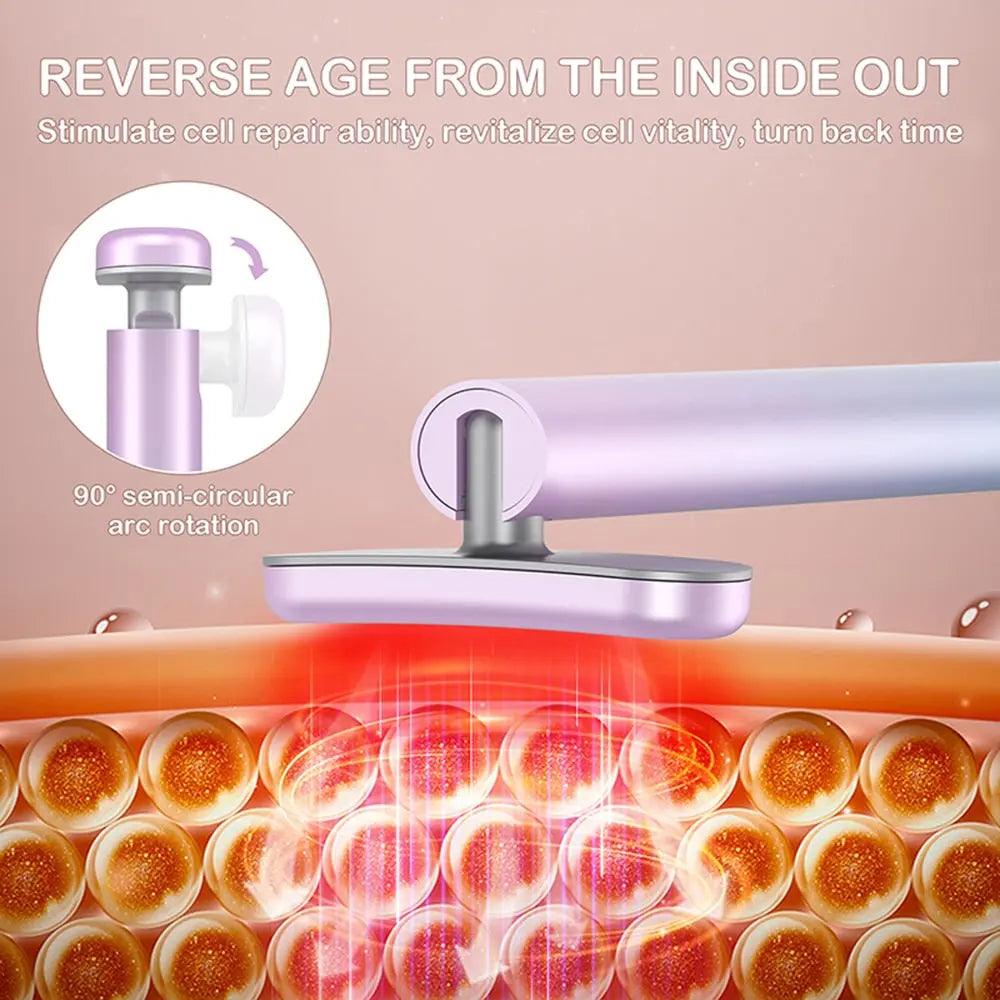 Face Massage Red Light Therapy Wand - Zera