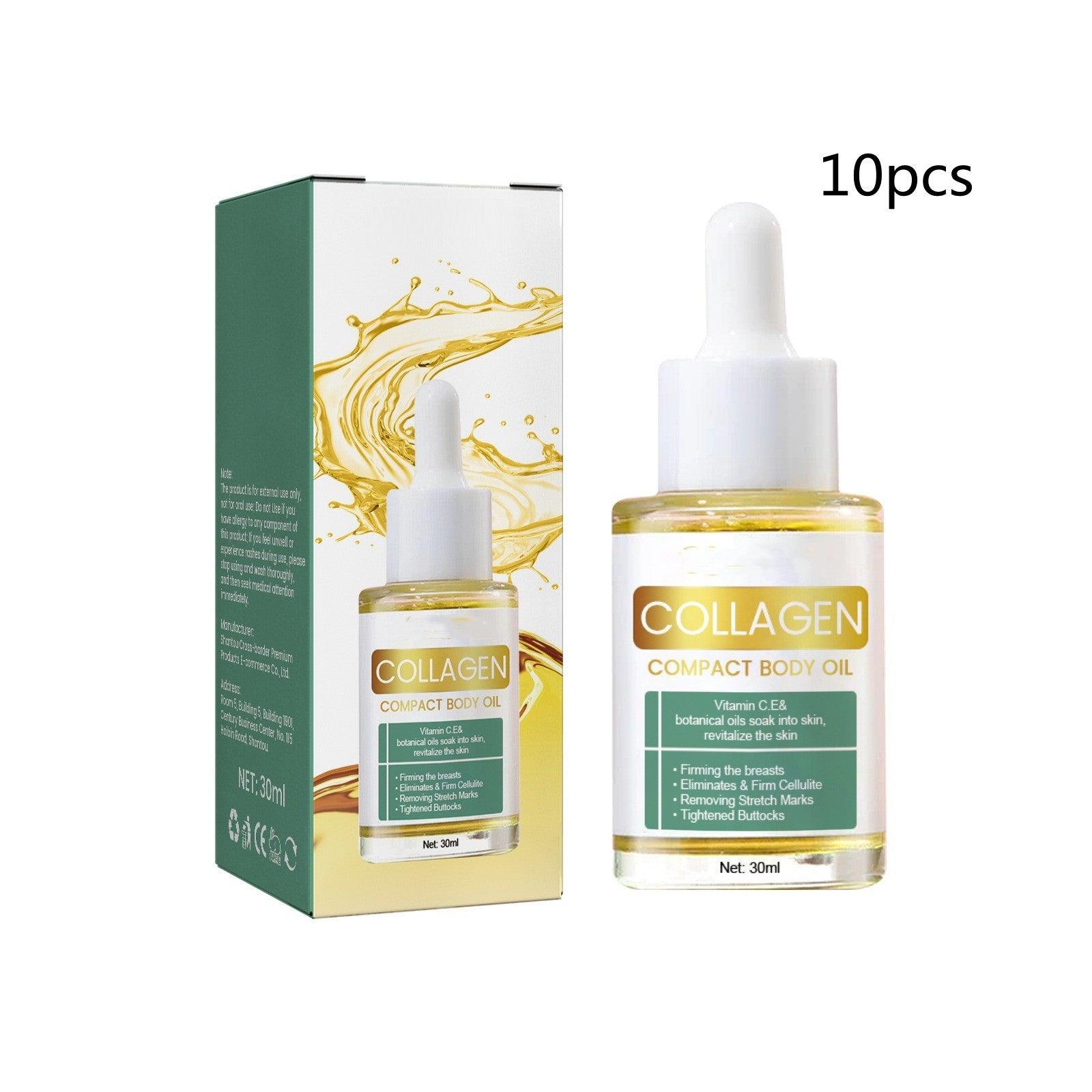 Therapeutic oil for body tightening, collagen massage, slimming and shaping the abdomen