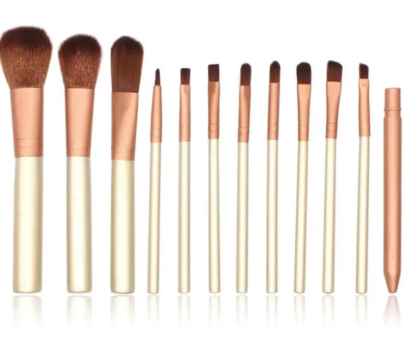 Makeup Brush Set Of 12 Makeup Tools - Zera
