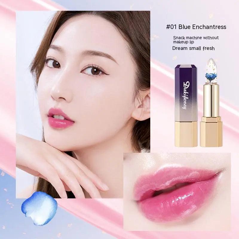 Petal Flower Lipstick Transparent Jelly Color Changing Temperature - BEAUTIRON