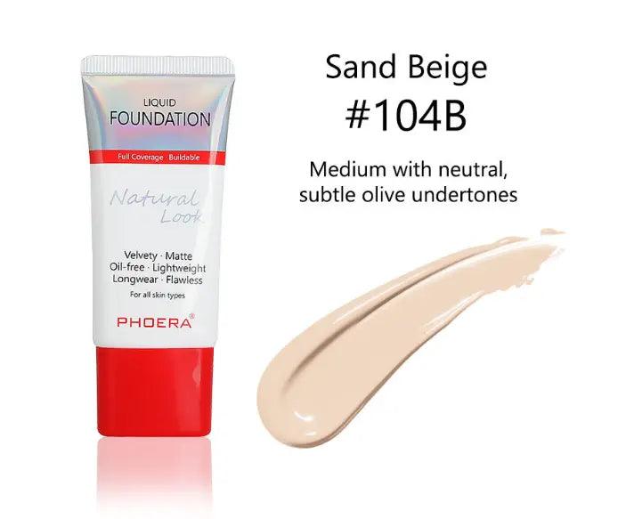 Matte, Silky, Tube Liquid Foundation, Ladies Products - Zera