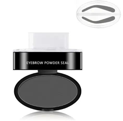 Eyebrow Powder Stamp Tint Stencil Kit Cosmetics Professional Makeup Waterproof Eye Brow Stamp Lift Eyebrow Enhancers Stencil Kit - Zera