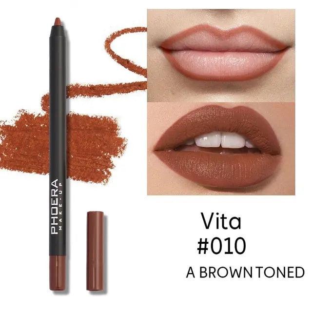 Ideal Gift for Lip Enthusiasts - 13 Colors Lipliner Pencil Collection