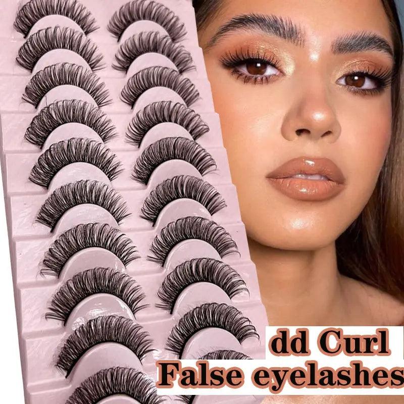 Russian Strip Lashes Fluffy Mink - Zera