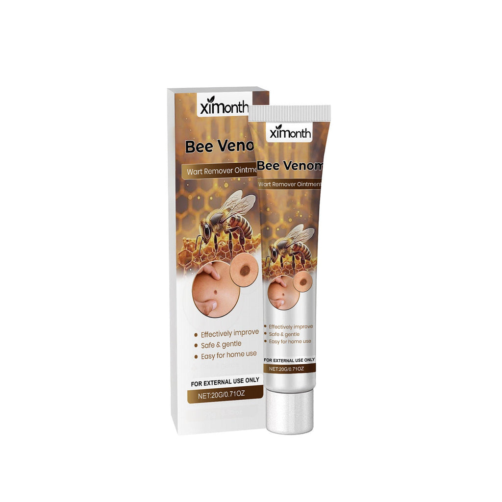 Bee venom for a treatment to remove warts