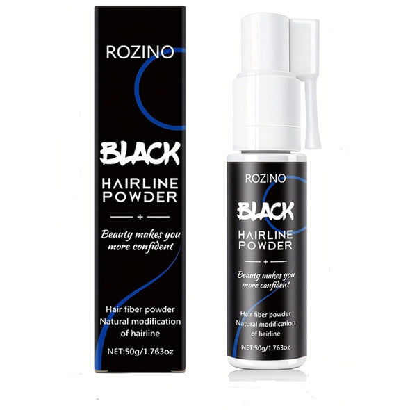 ROZINO Black Hairline Powder - Natural Coloring, Hairline‏