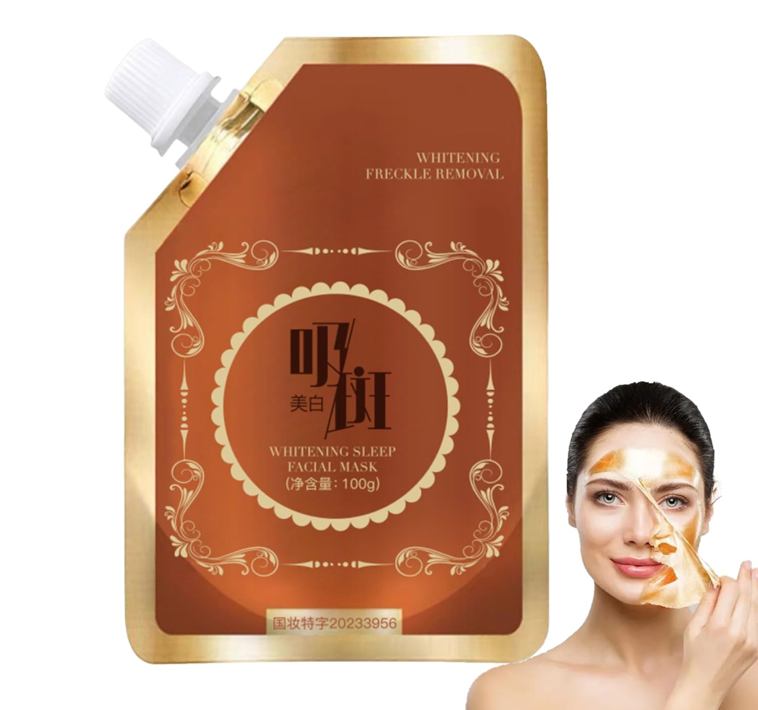 Freckle Removal Mask, Anti-Blemish Anti-Ageing Anti-Wrinkle Tear-Off Mask, Peel Off Face Mask, Dark Spot Remover Mask