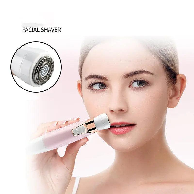 Electric Hair Removal Device Female USB Shaver 5 In 1 Eyebrow Trimmer - BEAUTIRON