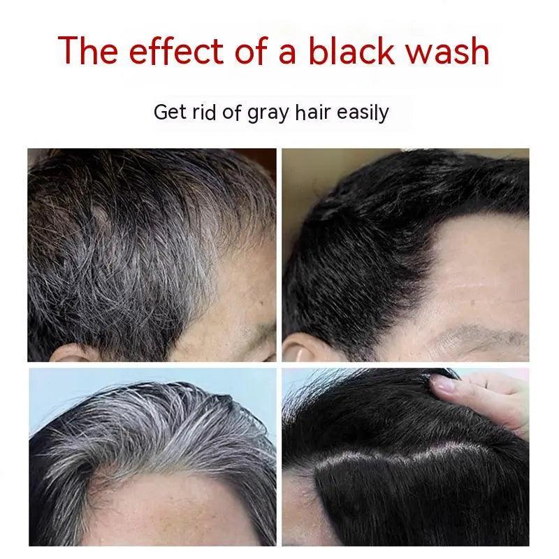 White Wash Black Hair Color Cream Natural Plant Hair Color Tint - BEAUTIRON