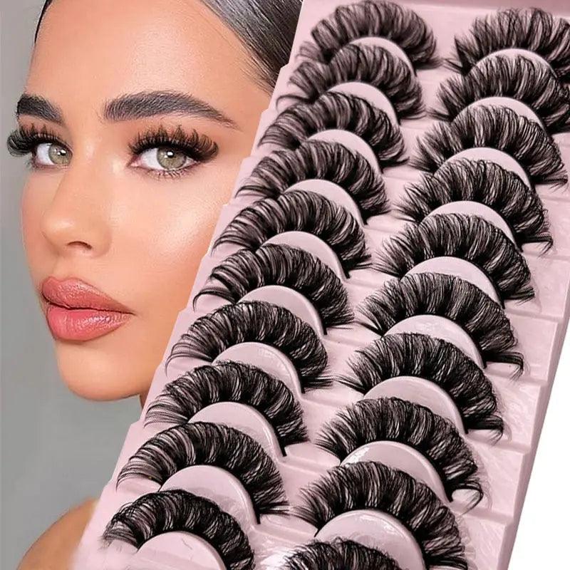 Russian Strip Lashes Fluffy Mink - Zera