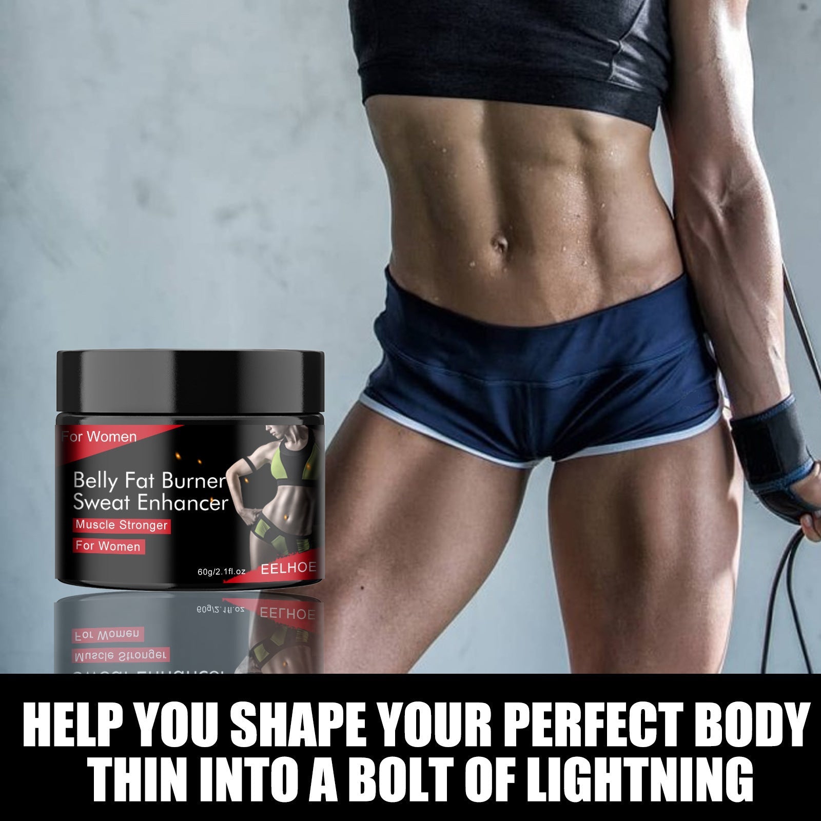 Strengthen Muscle Body Sculpting Sports Sweat Line Massage Cream