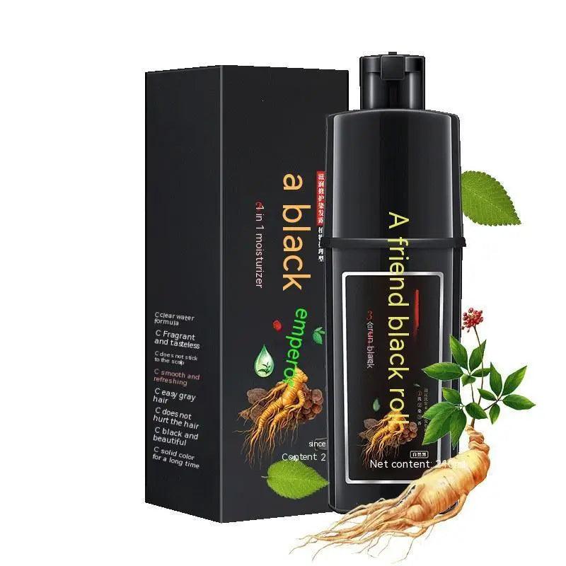 White Wash Black Hair Color Cream Natural Plant Hair Color Tint - BEAUTIRON