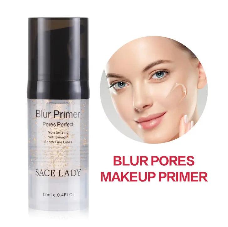 Makeup Base Face  Gold Foundation Primer Oil Control Professional Matte Make Up Pores - Zera