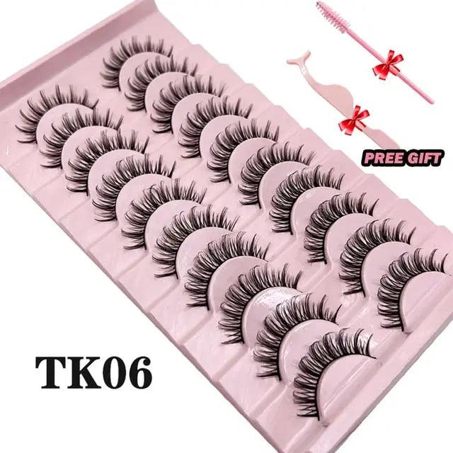 Russian Strip Lashes Fluffy Mink - Zera