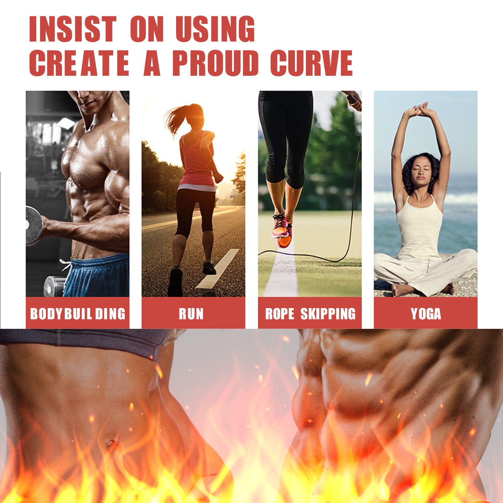 Strengthen Muscle Body Sculpting Sports Sweat Line Massage Cream
