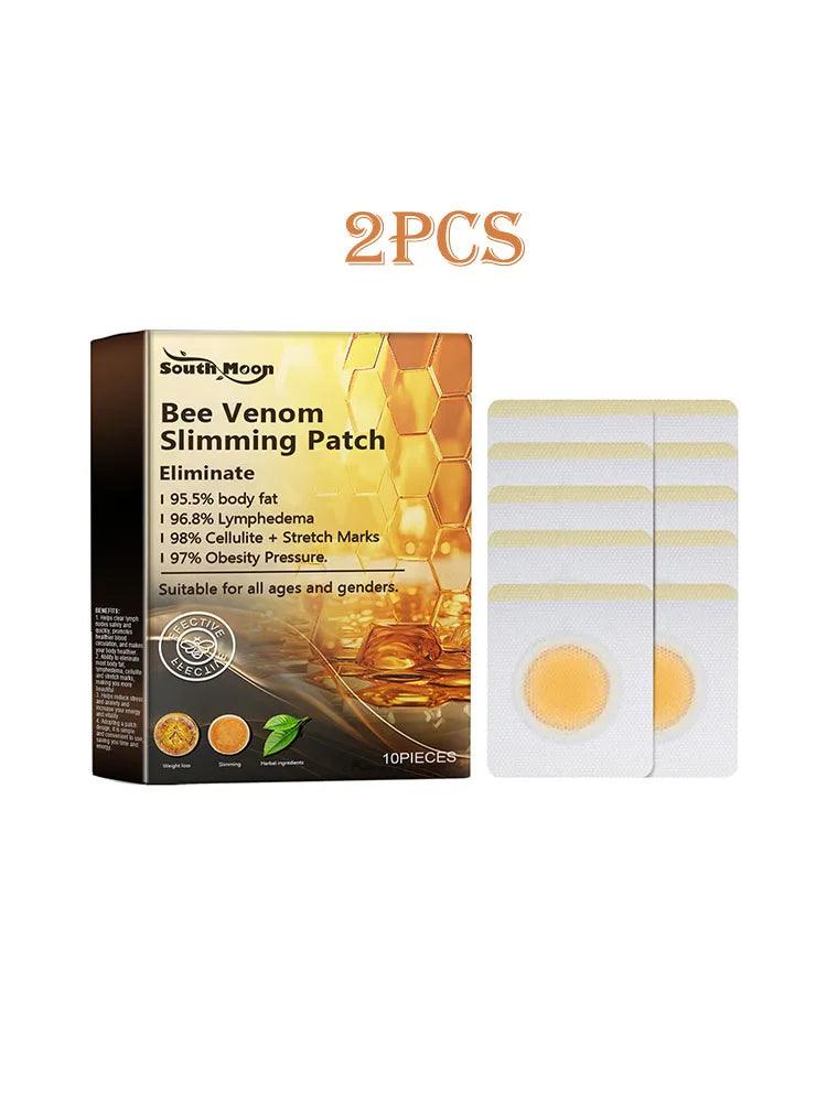 South Moon 10pcs Bee Venom Body Shaping Patch Belly Slimming Weight Loss Detox Abdominal Relieve Stress Muscle Tighten Patches