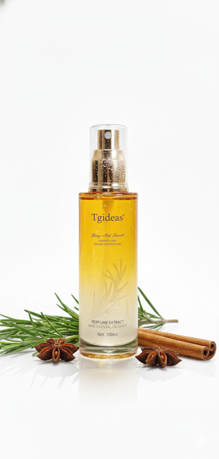 Household Portable Perfume Smoothing Hair Care Essential Oil Spray
