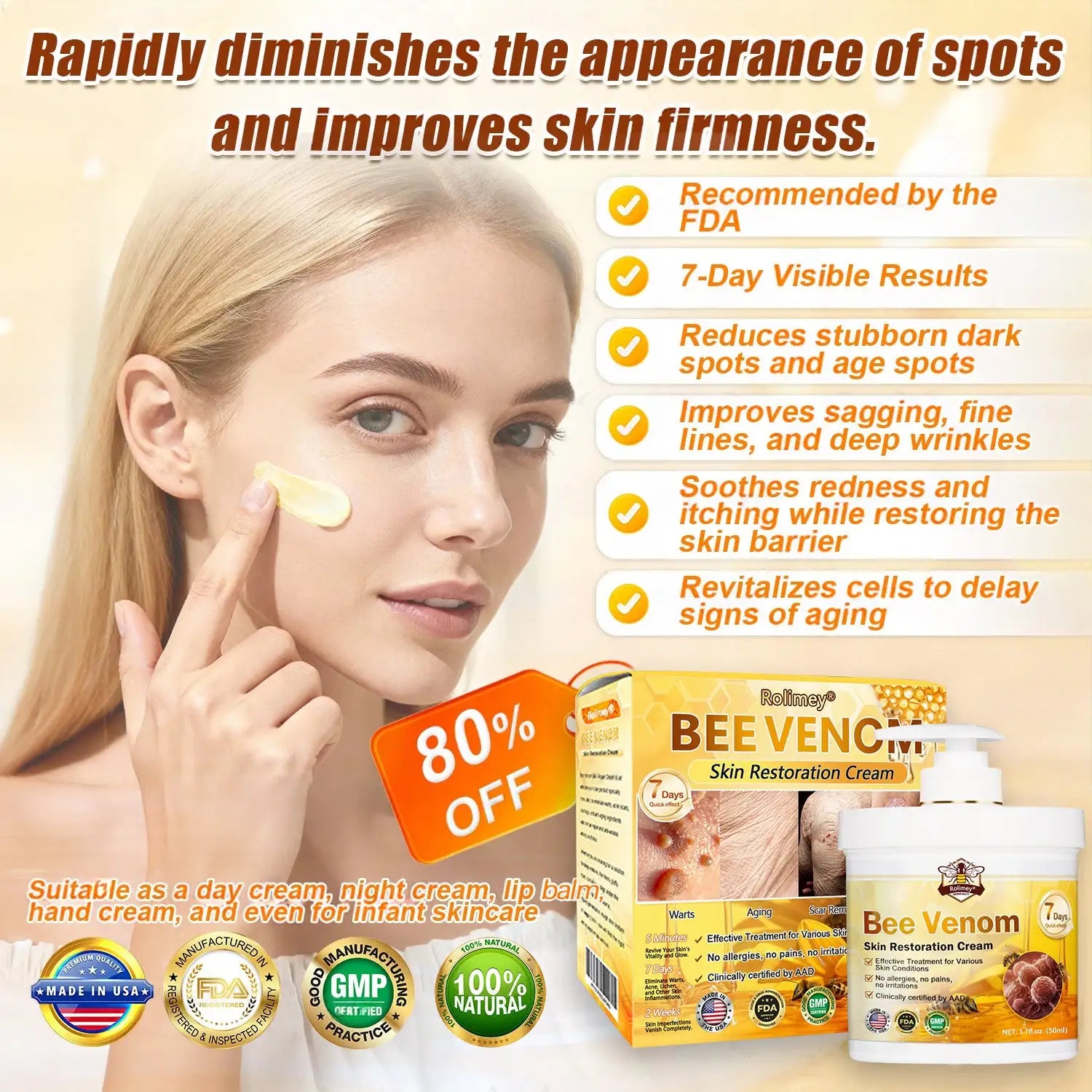 Bee Venom Skin Restoration Cream