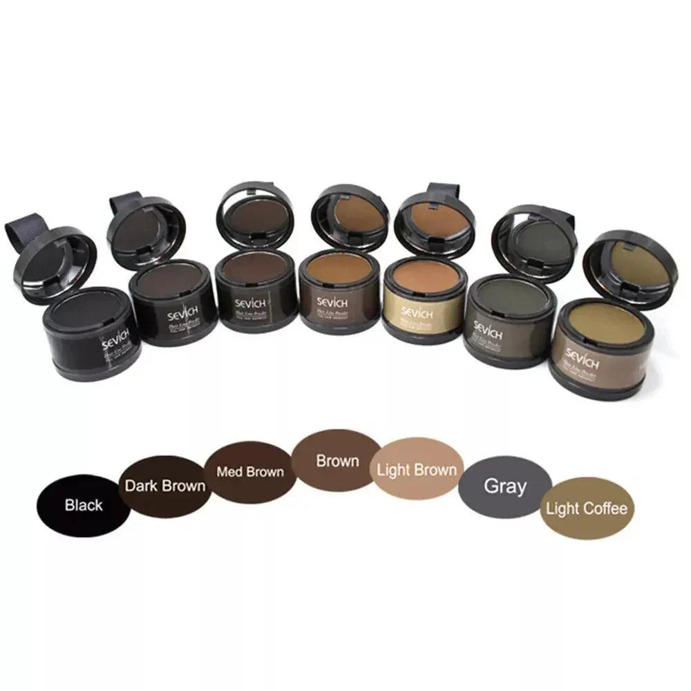 1PC Hairline Repair Filling Powder With Puff Sevich Fluffy Thin Powder Pang Line Shadow Powder Forehead Hair Makeup Concealer - BEAUTIRON