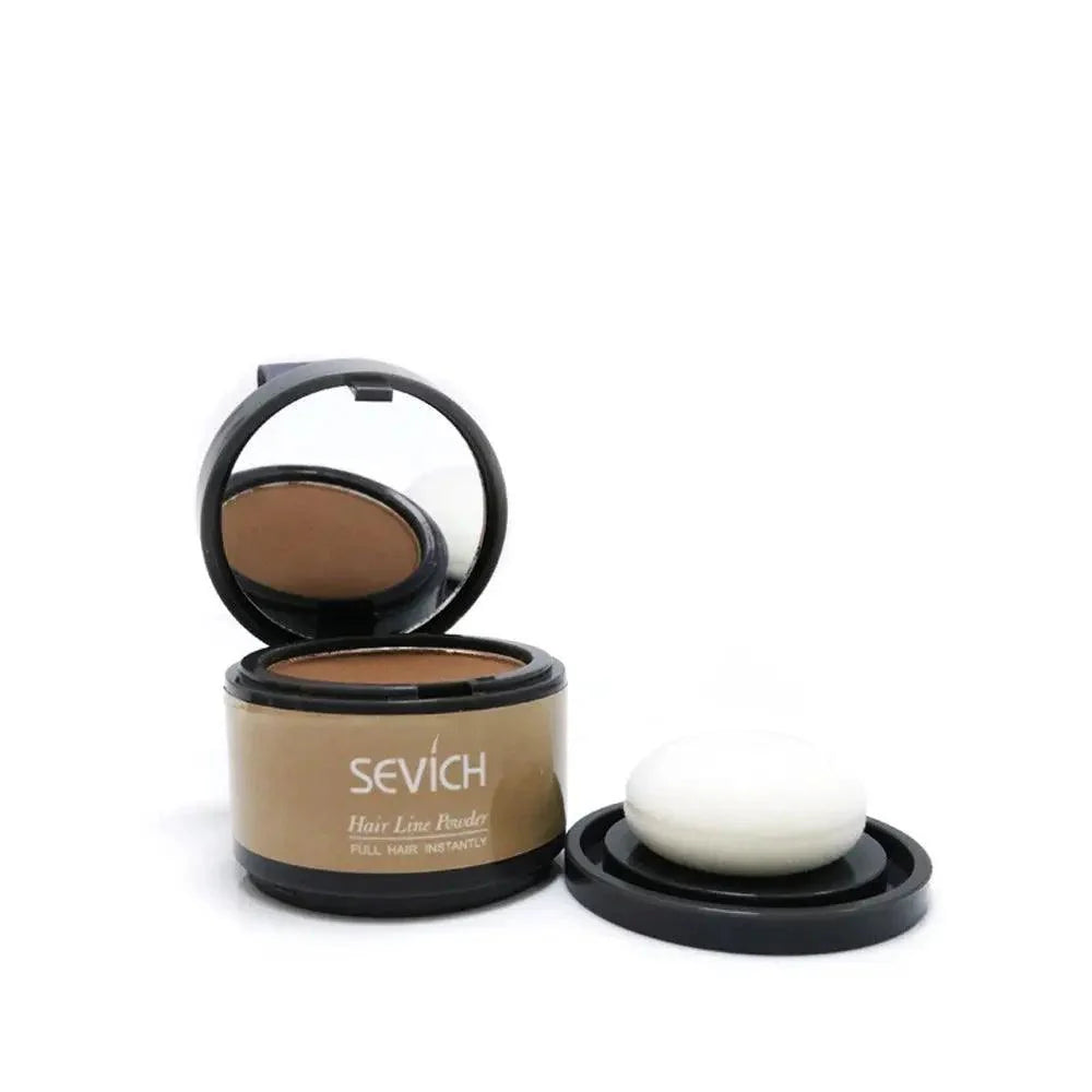 1PC Hairline Repair Filling Powder With Puff Sevich Fluffy Thin Powder Pang Line Shadow Powder Forehead Hair Makeup Concealer - BEAUTIRON