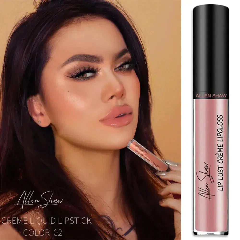 Nude Pink Lip Gloss - Shimmer, Waterproof, Long-Lasting - BEAUTIRON