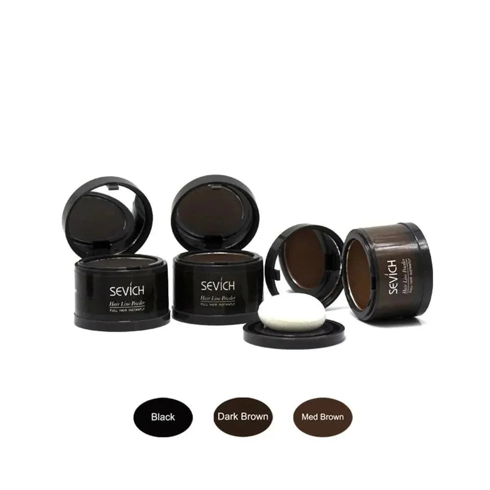 1PC Hairline Repair Filling Powder With Puff Sevich Fluffy Thin Powder Pang Line Shadow Powder Forehead Hair Makeup Concealer - BEAUTIRON
