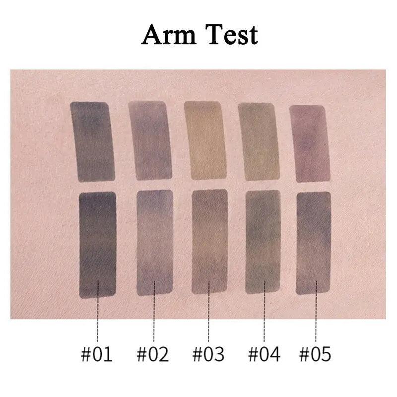 Double Color Eyebrow Powder Professional Makeup Palette Eyebrow Stamp Eye Brow Enhancers Eye Brows Shadow Make Up Brow Powder - BEAUTIRON