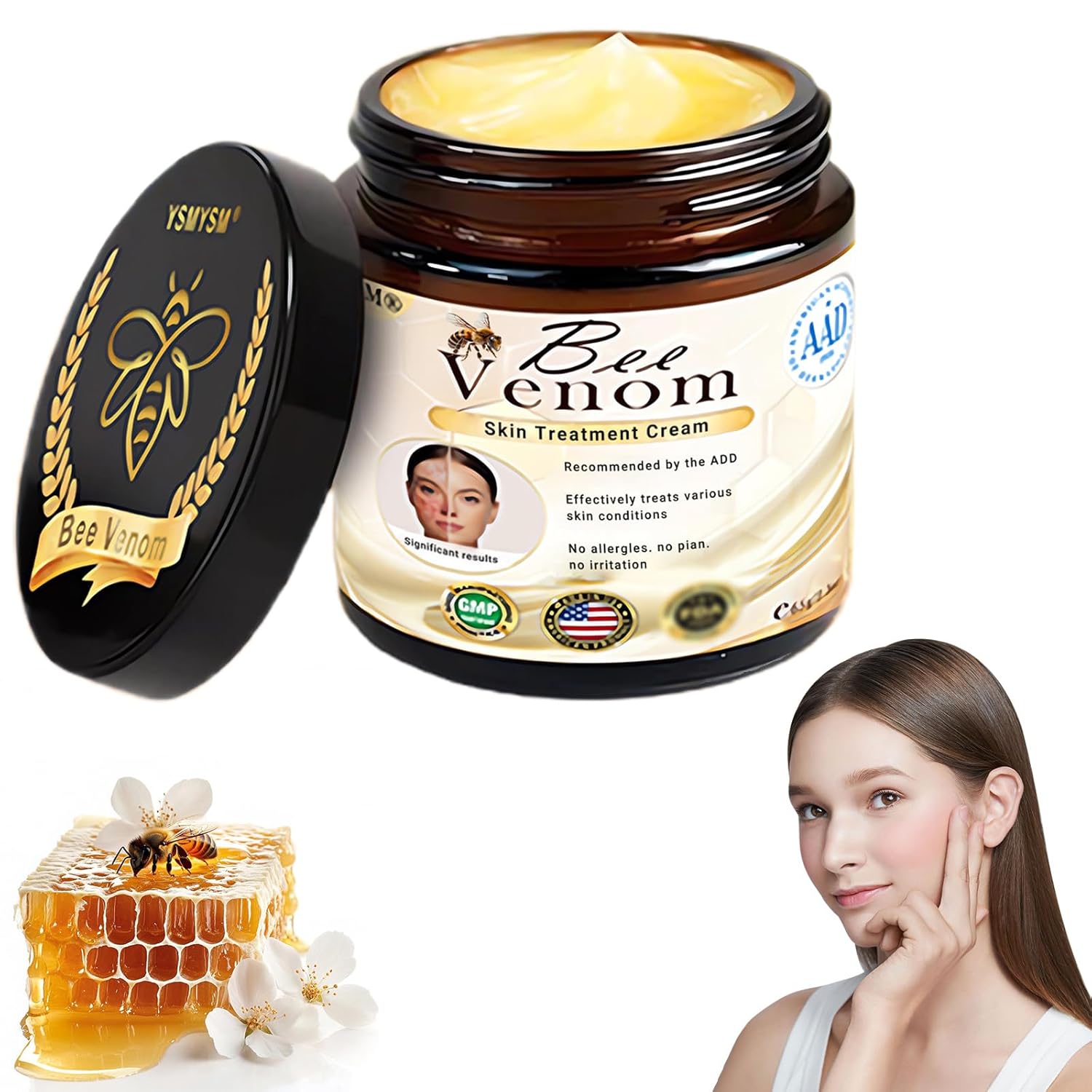 Bee venom repair face cream