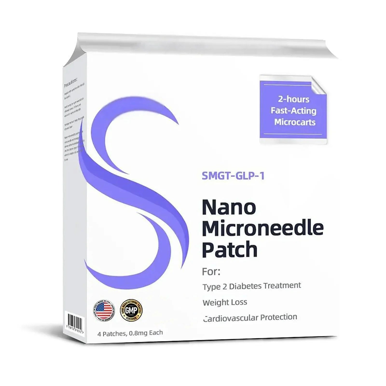 Weight loss nano microneedle patch
