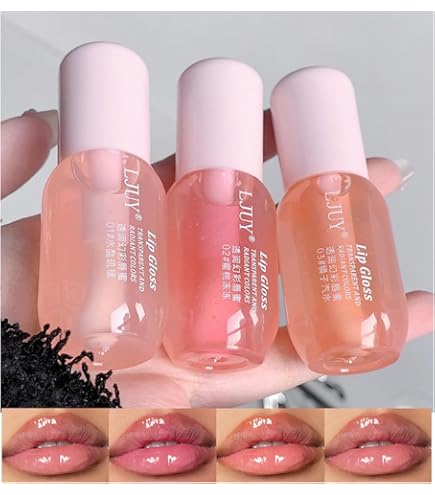 Joyeee 6Pcs Lip Glow Oil Wet, Hydrating Candy Lip Gloss Flavoring Oil Kit