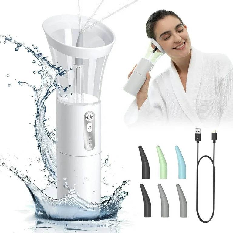 Morfone Ear Wax Removal with One-Piece Waste Tank, Ear Cleaner with Water Temperature Sensor