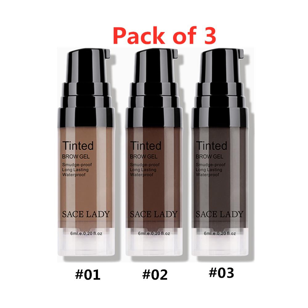 Waterproof 4 Point Liquid Eyebrow Pencil with 3D Long Lasting Eye Brow Brush