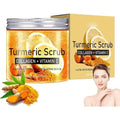 Turmeric Glow Scrub – With Collagen, Vitamin C & Sea Salt Exfoliator