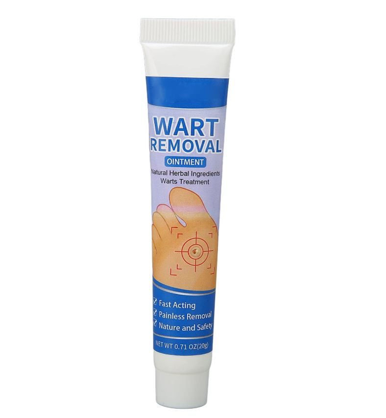 Wart cream removal