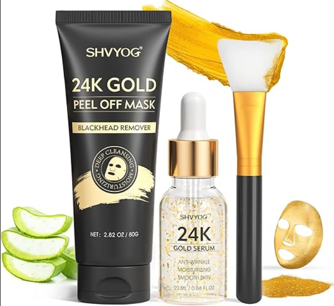 24k gold peel off mask